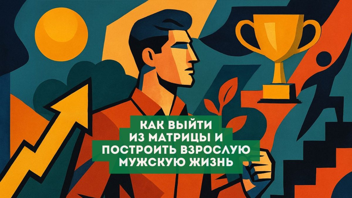 Как выйти из матрицы и построить взрослую мужскую жизнь