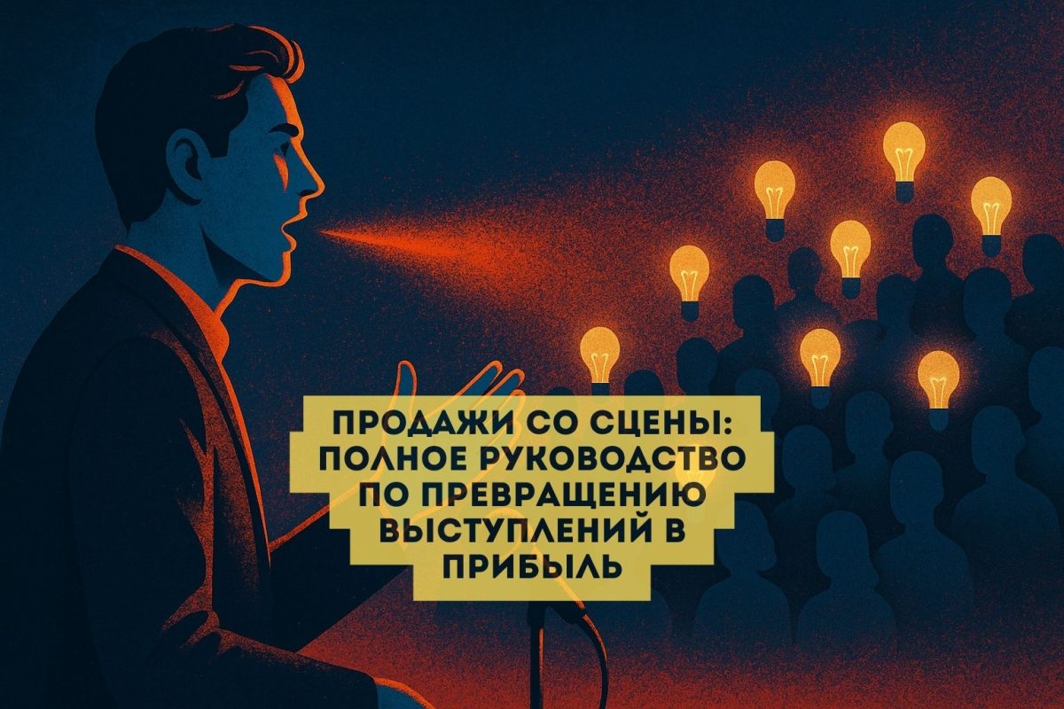 Продажи со сцены: Полное руководство по превращению выступлений в прибыль