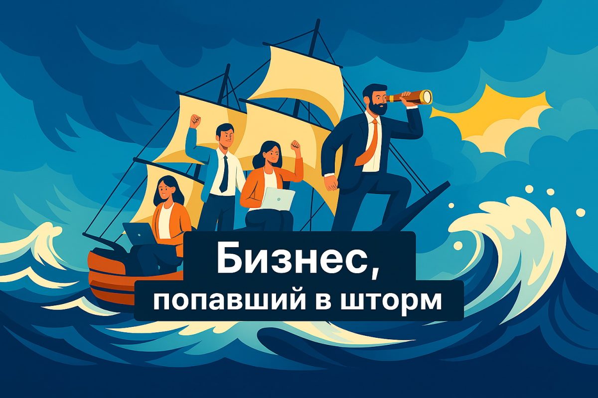 "Бизнес, попавший в шторм", мастер-класс Сергея Щербакова (в записи)