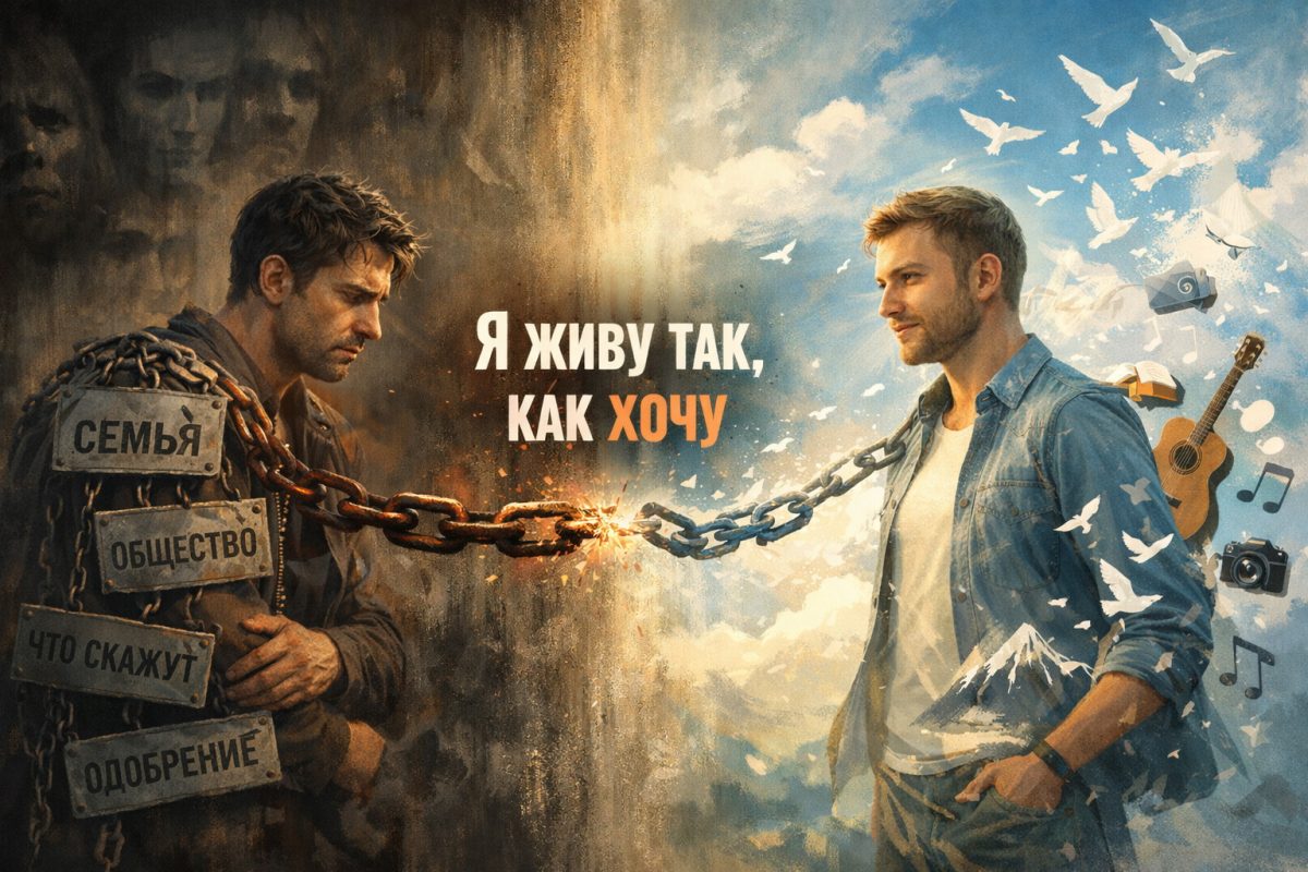 Вечный конфликт человека свободного и  несвободного